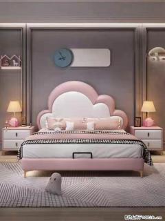 佛山大厂货，高质量仿真皮，实木床边，高密度海绵，带实木床板，全新包装，特价处理 - 喀什28生活网 ks.28life.com